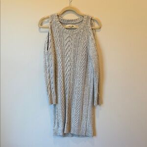 LOFT Light Gray Knit Pullover